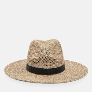 AllSaints Suvi Straw Fedora Hat